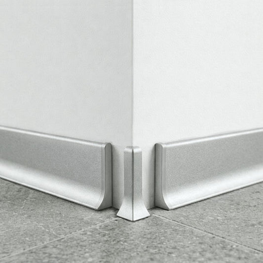 AD40 Silver Aluminum Skirting